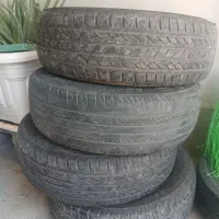 لاستیک ۱۸۵/۶۵R/۱۵ بارز و یک عدد لاستیک رینگ پرایدی