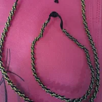 دستبند و گردنبند دست بافت
