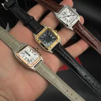 ساعت زنانه Cartier بند چرمی کلاسیک