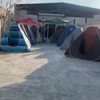 چادردوزی مسافرتی۰ عصایی کم جا سایبان چتر برزنت۸۷