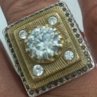 انگشتر موزینات (الماس روس) عتیقه