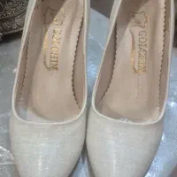 کفش پاشنه دار سفید مناسب عروس