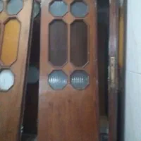 ۱۶ عدرب چوبی گردوکارکرده ساده وشیشه دار