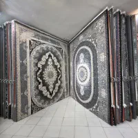 فرش۱۲ سایز۲×۳ و ۳×۴ آماده تحویل ارزان شب عید نوروز