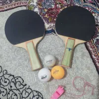 راکت پینگ پنگ با سه عدد توپ