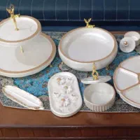 سرویس پذیرایی طرح چوب و منبت