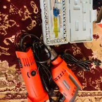 مینی سنگ و دریل چکشی و جعبه بکس