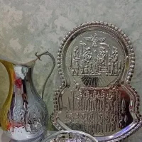 زیرسماوری پارچ و سینی وکاسه سماور