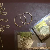زنجیر طلا گوشواره طلا سکه پارسیان
