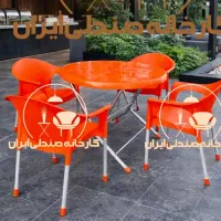 میز و صندلی پلاستیکی مدل ایدانهارخوری غذاخوری