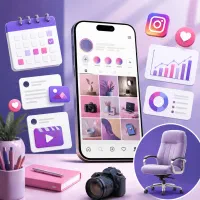 ادمین تولید محتوا برای پیج اینیستاگرام