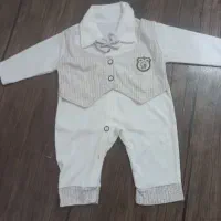 لباس سرهمی نوزادی پسرانه