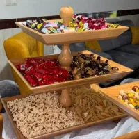 ظروف پذیرایی چوبی