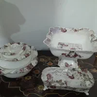 ۳ تیکه پذیرایی چینی لمونژ گل کبود