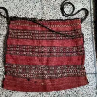 تاچه . چنته  قدیمی و کهنه رنگ گیاهی