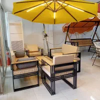 چتر قطر سه پایه بغل سایبان برزنت چتر