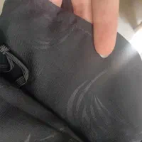 چادر مشکی مشکی طرح دار سبک دوخته شده کش دار