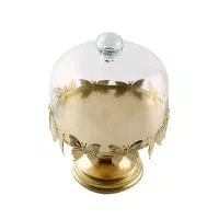 کاپ کیک خوری طرح پروانه پایه فلزی