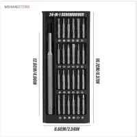 مجموعه پیچ گوشتی 25 پارچه حرفه ای
