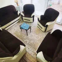 مبل راحتی ۱۰نفره با پایه استیل