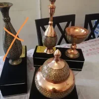 ظروف مسی خاتم کاری شده