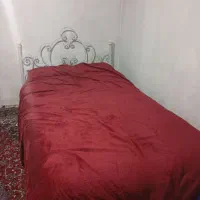 تخت آهنی با تشک فنری