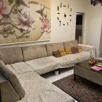 مبل ال هفت نفره همراه میز