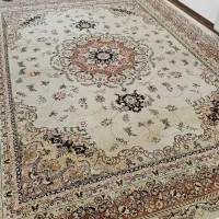 فرش ۱۲ متری ماشینی کرم در حد نو