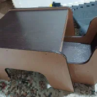 میز و صندلی و جعبه وسایل MDF
