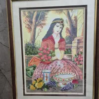 قاب عکس گلدوزی