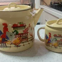 قوری و کتری لعابی