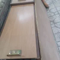 تخت تک نفره با تشک و میز آرایش