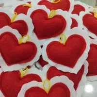 گیفت قلب نمدی برجسته