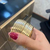 النگو طلا آیینه ای بدون اجرت بدون مالیات