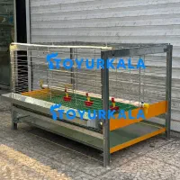 فروش بهتر+اکبر جوجه با قفس جوجه / قفس مرغ گوشتی