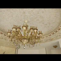 لوستر بزرگ سفارشی ویژه مساجد و تالارها و هتل ها|لوستر و چراغ آویز|مشهد, خواجه ربیع|دیوار