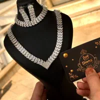سرویس عروس جواهری هفتی بهترین آبکاری طرح آذین
