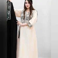 پیراهن لینن طرح سنتی ۳ فصل