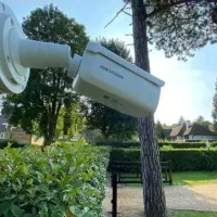 دوربین مداربسته دید در شب  پکیج 2 دوربین با صدا