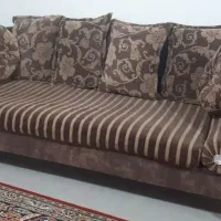 مبل ۷ نفره راحتی  چوب راش در حد نو فروش فوری