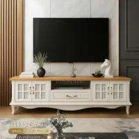 میزتلوزیون تمام mdfبا روکش چوب سایزبندی به دلخواه