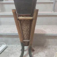 گلدان صنایع دستی تماما از چوب