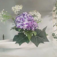 یه جفت گلدان قایقی با گل