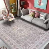 فرش ۶ متری گل نیمه برجسته