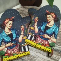 دستکش فر مخمل جفتی
