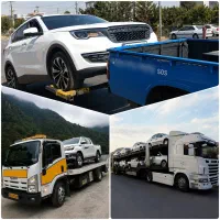 امدادخودرو، حمل خودرو با تریلی، یدک کش