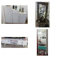 میز تلویزیون، جاکفشی، کمد، آینه شمعدان