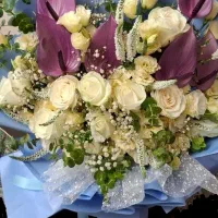 سبد گل تازه