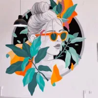 نقاشی و خطاطی و کالیگرافی روی دیوار