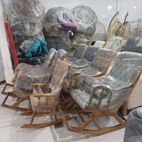 صندلی راک .صندلی مادربزرگ .چوبی لوکس محسن